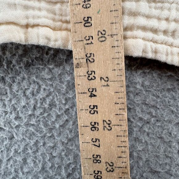 Sanctuary Women’s Gauze Button Down Shirt Cream Ivory Small Boho Casual - Picture 6 of 10